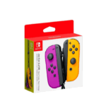 nintendo switch joy con pair neon purple and neon orange