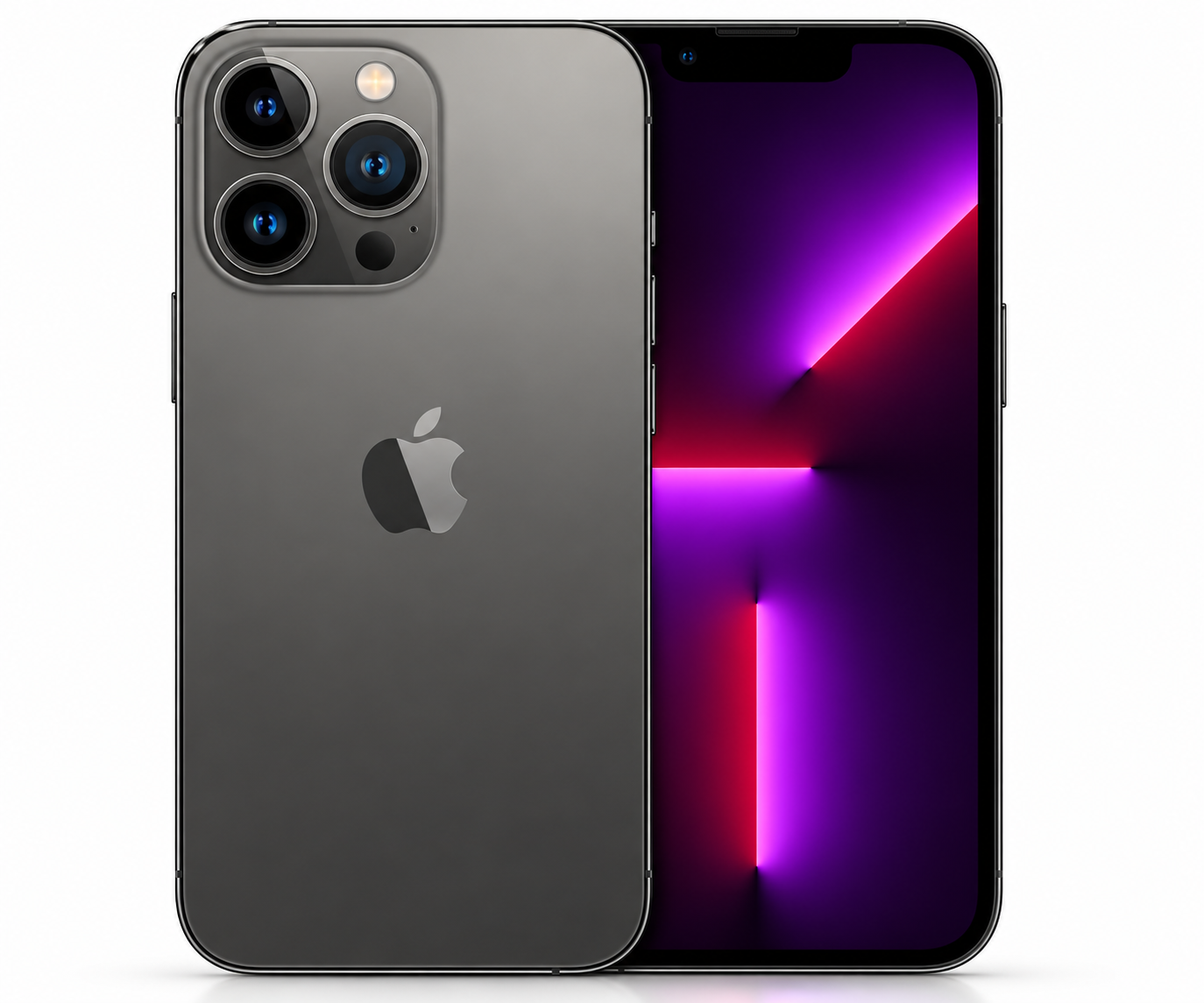 Graphite iPhone 13 Pro Studio Render Apple iPhone 13 Pro Used 89–92% Battery Health | Smart Spot UAE - Image 1