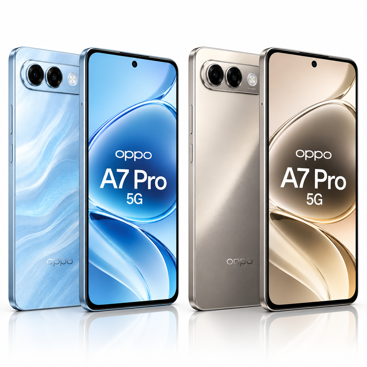 OPPO A7 Pro 5G Colour Showcase-1 OPPO A7 Pro 5G TDRA 6GB RAM 128GB | Smart Spot - Image 1